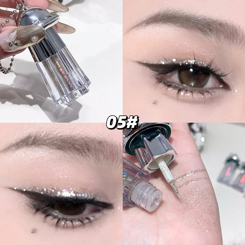 Gege Bear UFO Pendant Shiny Eyeshadow Liquid Pearlescent Fine Shimmer Qme GX1355-5