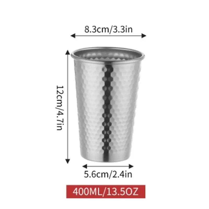 Stainless Steel Water Mug Double Wall Insulated Cold Beer Cup Anti-scald Anti-fall Coffee Travel Mug Qme 1 C