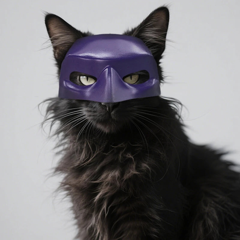 Avenger Mask Cat Pet Supplies Funny Suitable Parties Hats Bat Qme