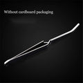 1pc Nail Art Tweezers Stainless Steel Nail Styling Clip Tweezer Multifunctional Shaped Nail Clip Manicure Curve Nipper Nail Tool Qme Without cardboard