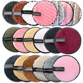 Reusable Makeup Remover Cotton Wipes Microfiber Sponge Cleaning Tool Qme Mix color 5 pcs