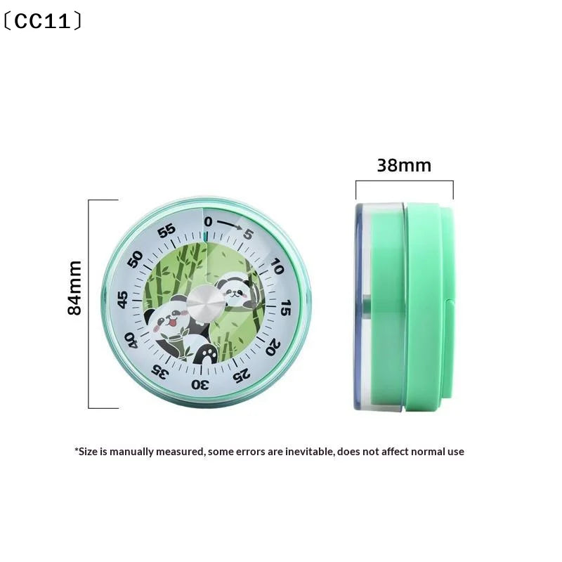 Magnetic Clock Timer Mechanical Loud Alarm Kitchen Cooking 60-Minutes Qme