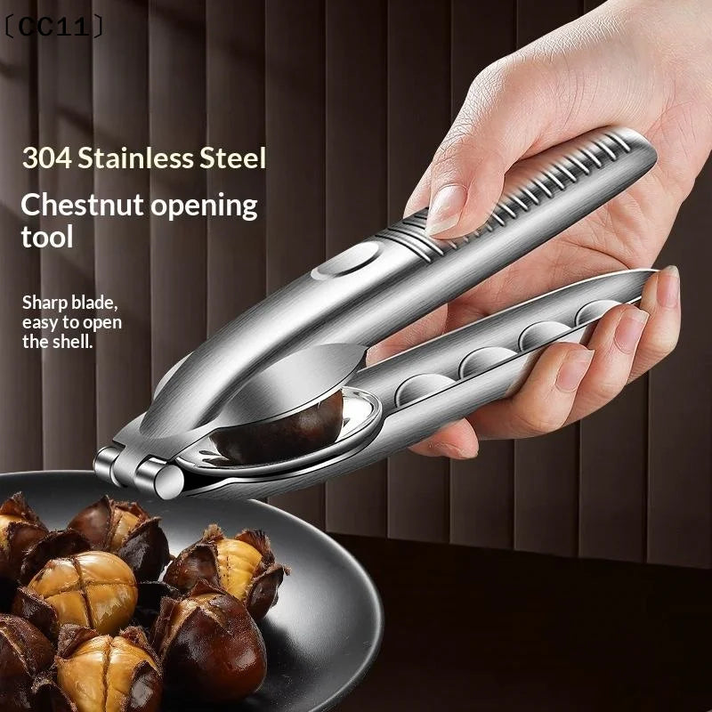 Stainless Steel Quick Clip Walnut Pliers Chestnut Opener Machine Qme