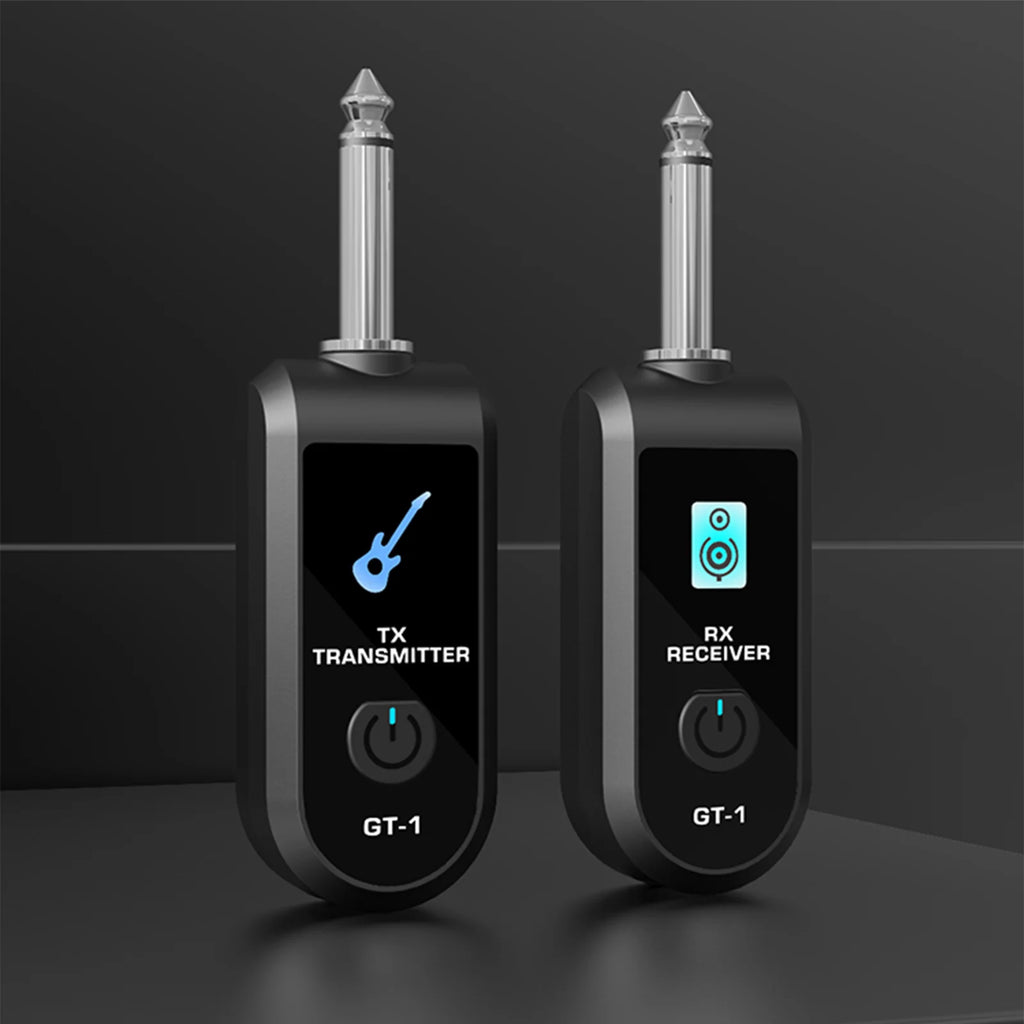2.4G Wireless Guitar Audio Transmitter Receiver with Precise Sound Rechargeable Digital Guitar System for Electric Instruments Qme