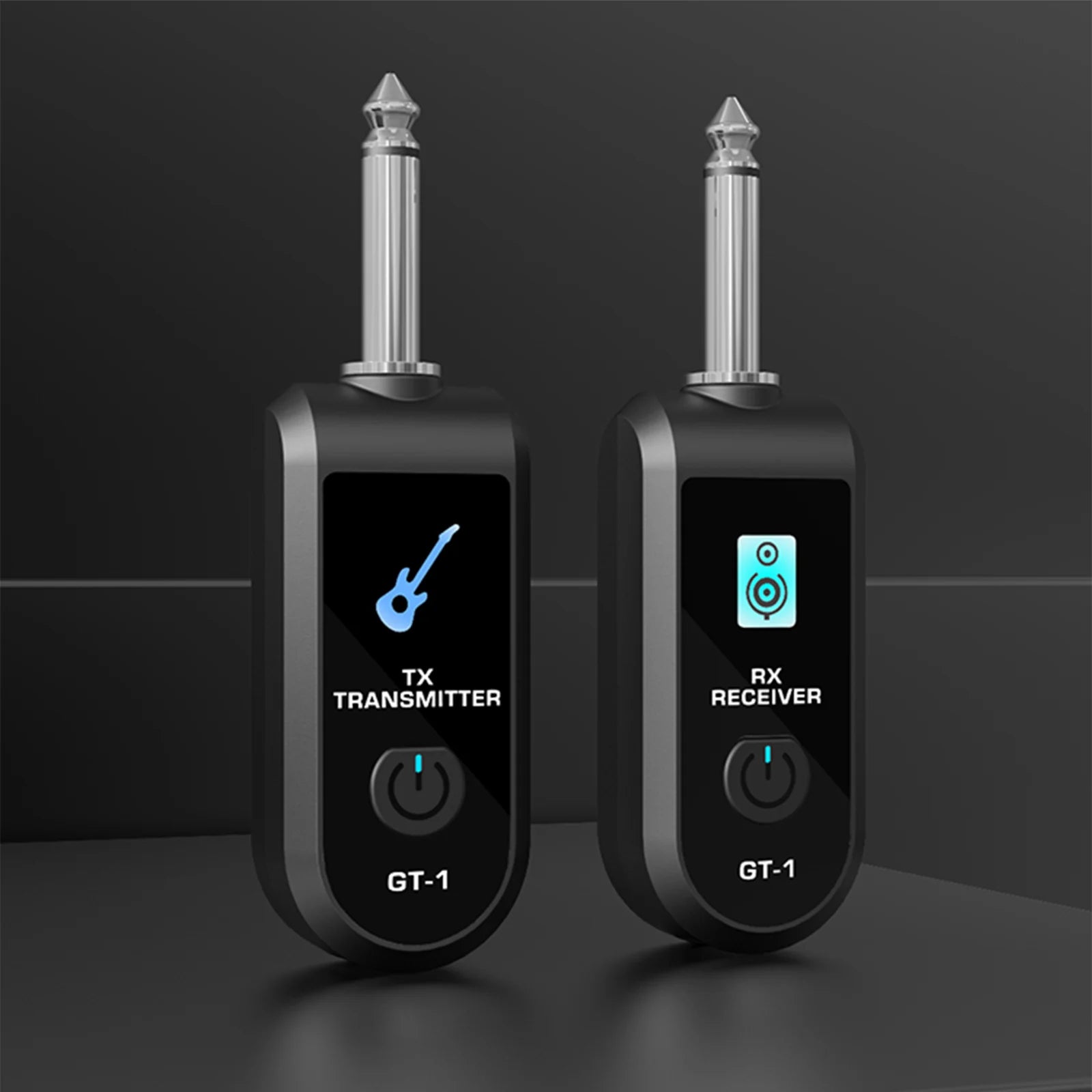 2.4G Wireless Guitar Audio Transmitter Receiver with Precise Sound Rechargeable Digital Guitar System for Electric Instruments Qme