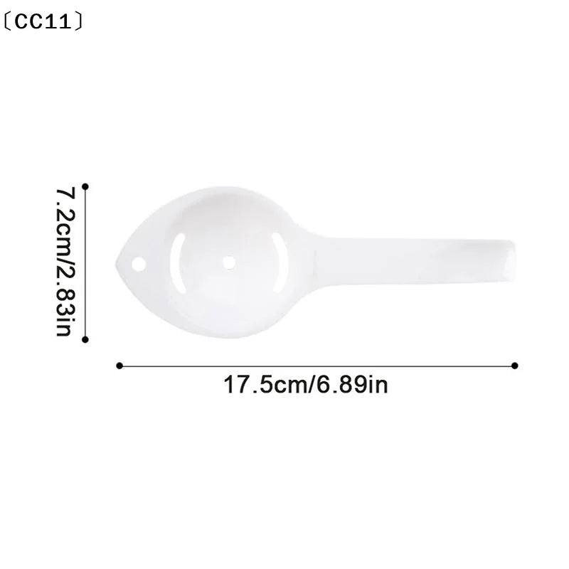 Extended Handle Egg White Separator Yolk Filter Kitchen Cooking Qme