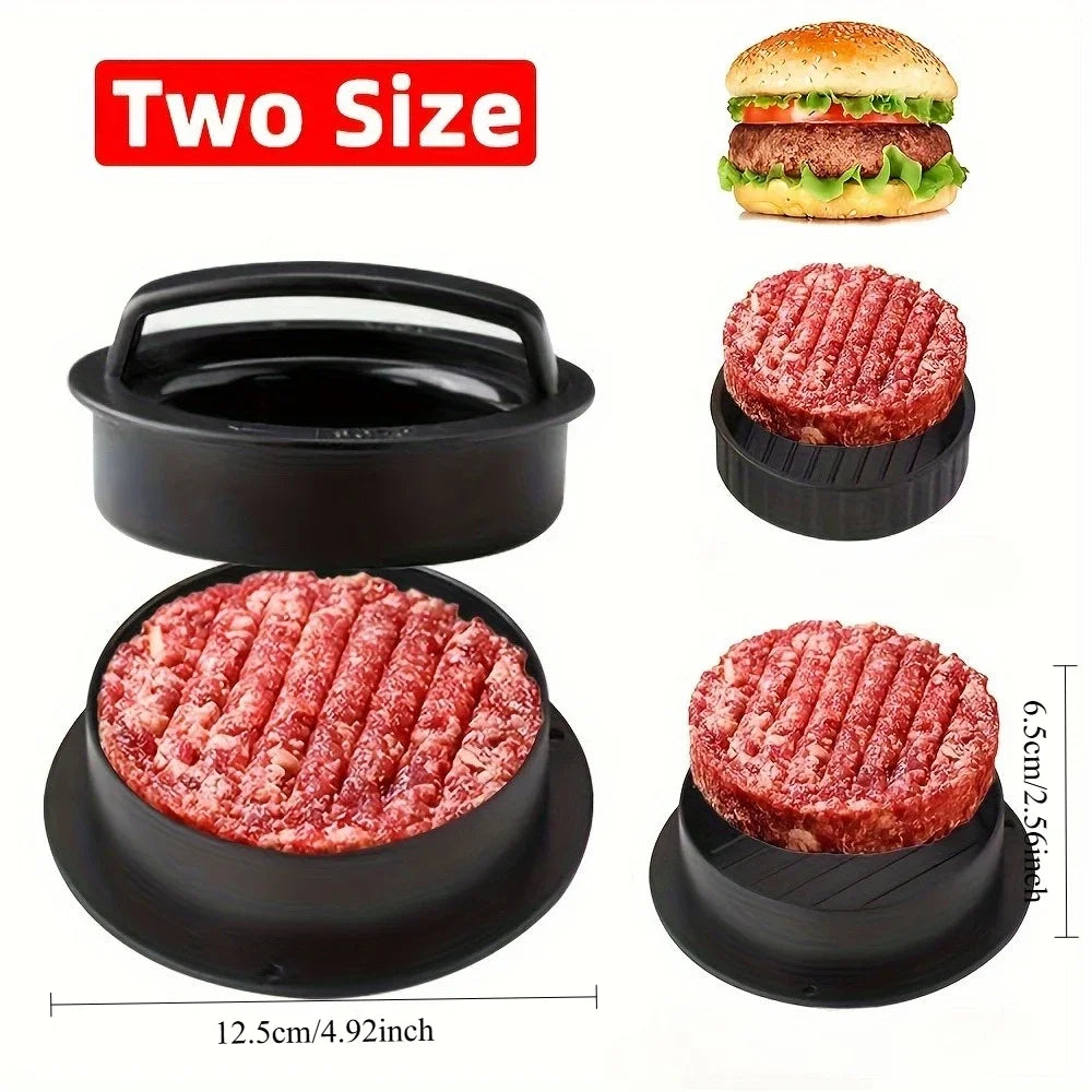 1 Set, for RV Kitchen, Burger Press, Patty Press, Cheeseburger Press, Creative Burger Press, Non-Stick Hamburger Press, Qme