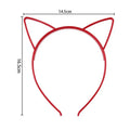 Children Cat Ear Hairband Solid Plastic Headbands Tooth Themed Party Qme 12PCS