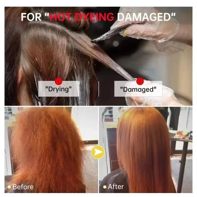 Deep Repair Keratin Hair Mask 5 Second Magical Damage Frizzy Soft Smooth Shiny Hair Treat Moisturize Hair Repair Hair Care Mask Qme
