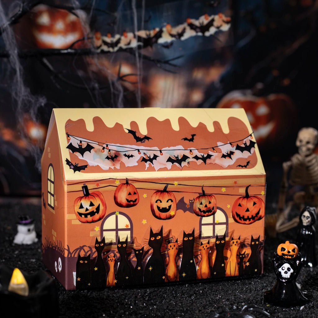 1Roll Halloween Gothic Party Celebration Washi Tape for Scrapbooking DIY, Collage Supplies, Phone Case Notebook Decor Qme