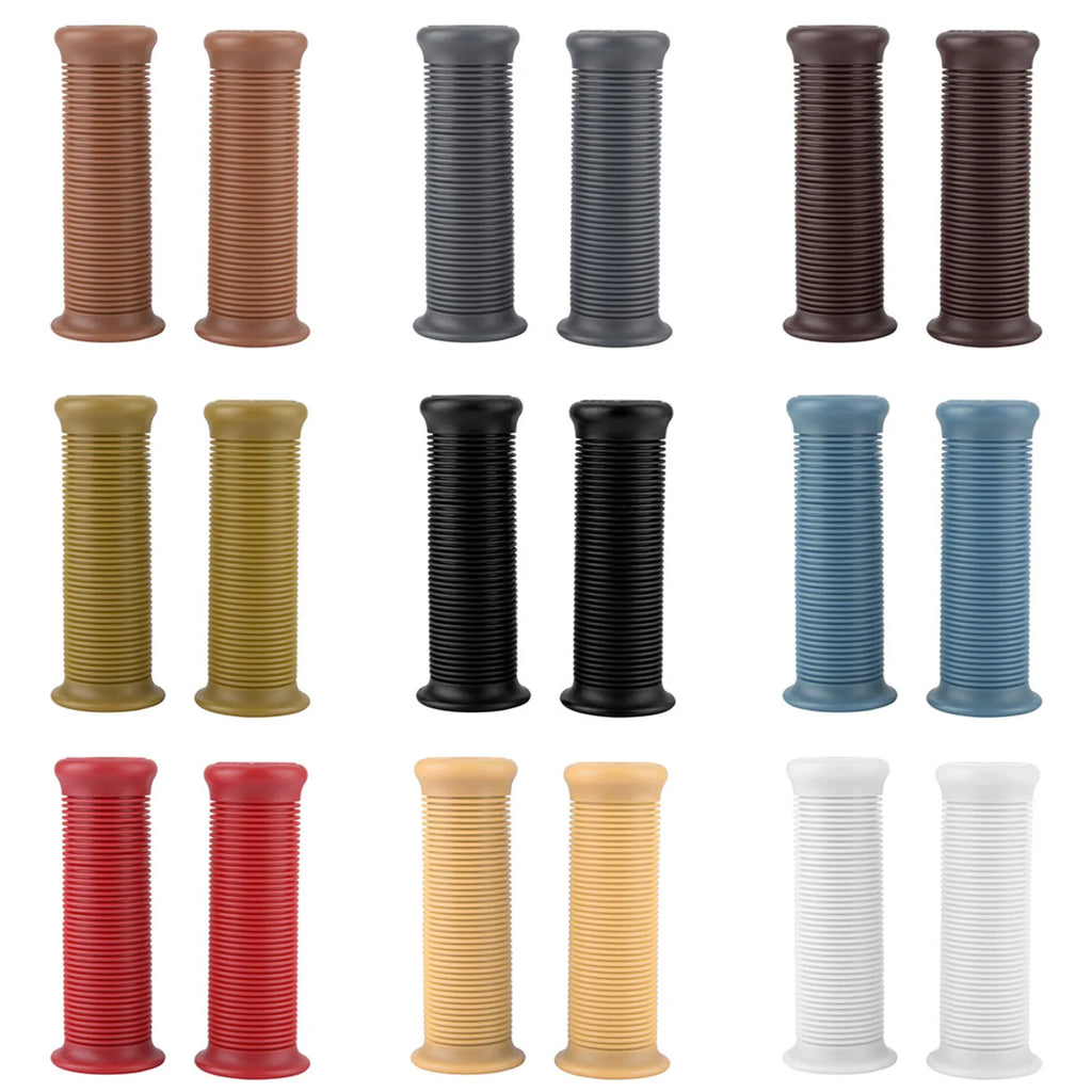 Handlebar Grip Pair of 1inch 25mm/ 1.1inch 28mm Motorcycle Vintage TPU Handle Handlebar Grip Motorcycle Handlebar Grip Qme