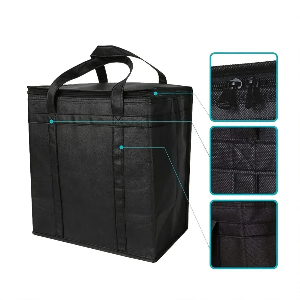 Keep Your Food and Drinks Cool and Fresh with Our Extra Large Insulated Picnic Bag! Qme
