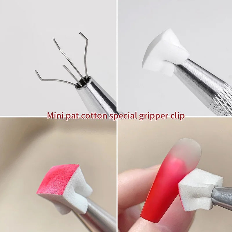 Square Nail Art Sponge Gradient Brushes Gel Polish Design Grab Pen Qme