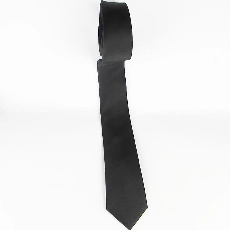 Tie Ties Silk Ties100 Real Luxury Neckties Black Plain Wedding Qme