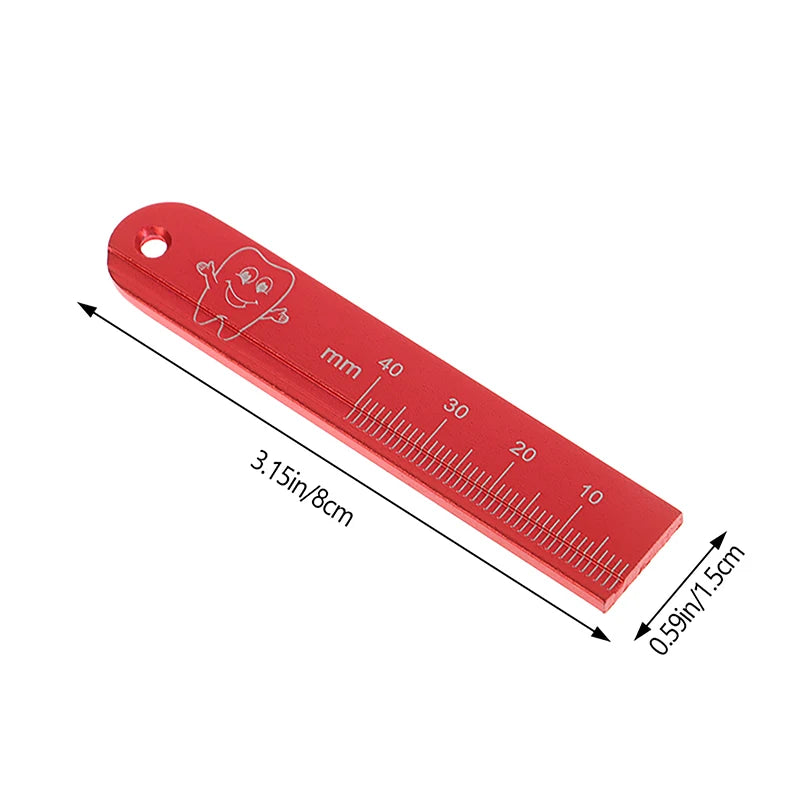 Aluminium Dental Endo Rulers Span Measure Scale Endodontic Finger Qme