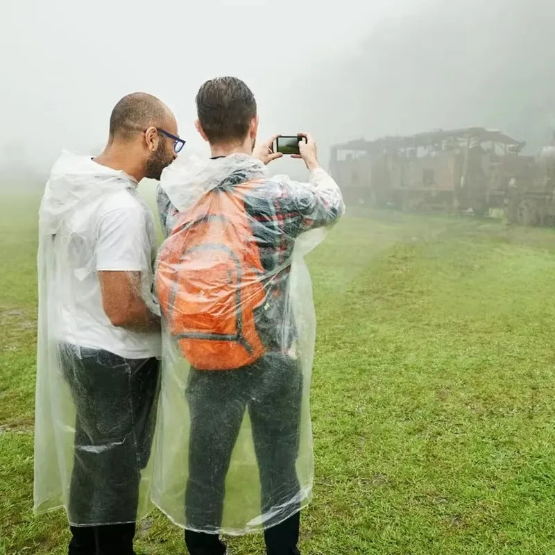 Disposable Waterproof Raincoat Outdoor Hiking Mountaineering Qme