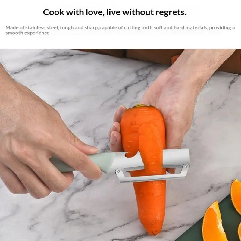 Kitchen Vegetable Peeler Multi-function 2-in-1 Fruit Potato Stuff Tool Qme Default Title
