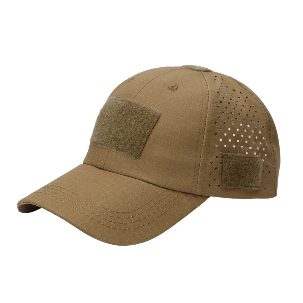 Unisex Sports Leisure Breathable Camouflage Baseball Cap Fashion Military Fan Sun Hat Outdoor Running Hiking Adjustable Hat Qme