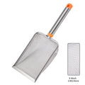 High-efficiency Cat Litter Scoop Fine Mesh Stainless Steel Non-stick Qme 2.8X2.8mm Orange