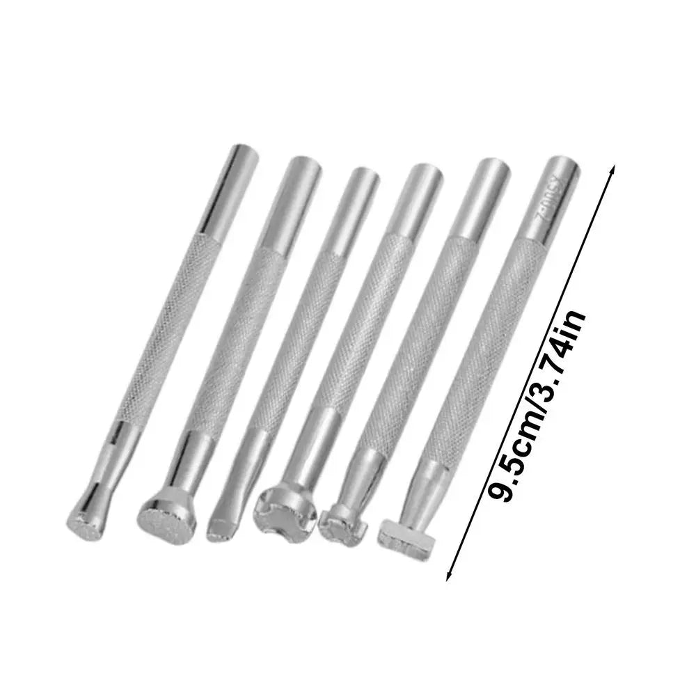 Leather Stamping Tools Embosser Stamp Punch 6 Leatherworking Saddle Qme A CN