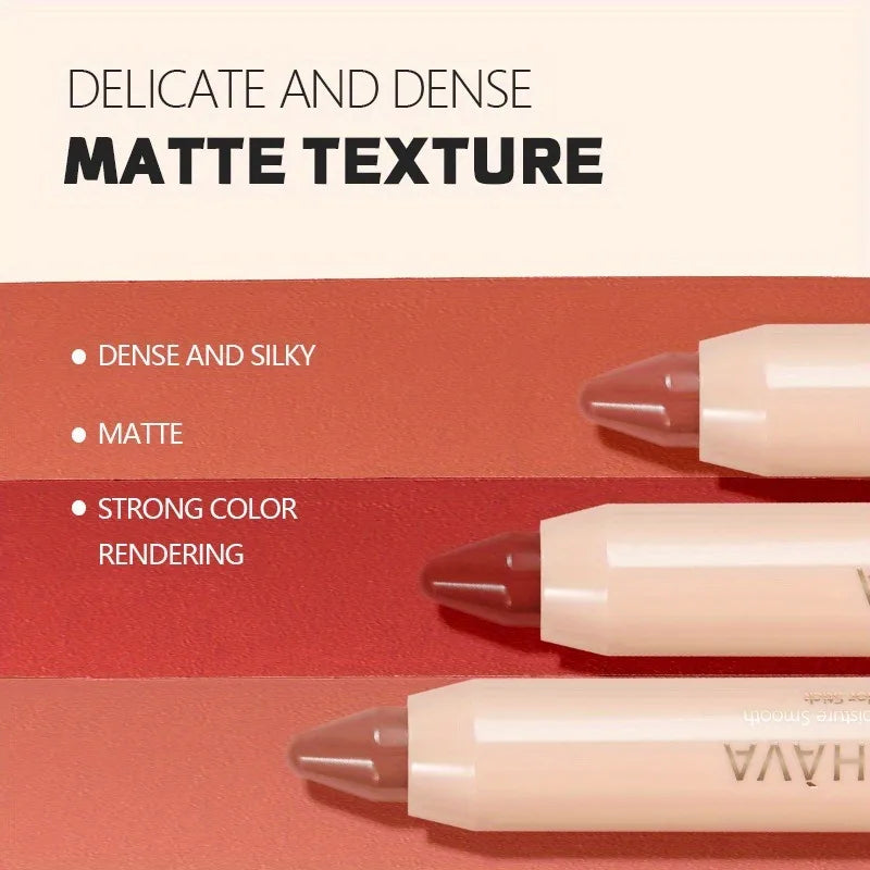 Lipstick Lipliner Pencil Long-lasting Waterproof Matte Finish Qme