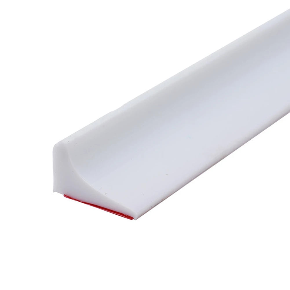 Bathroom Retention Water Barrier Strip Rubber Silicone Shower Barrier Water Stopper Kitchen Dry And Wet Separation Seal Strip Qme