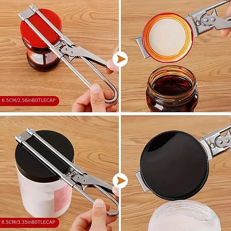 1 stainless steel adjustable can opener Qme