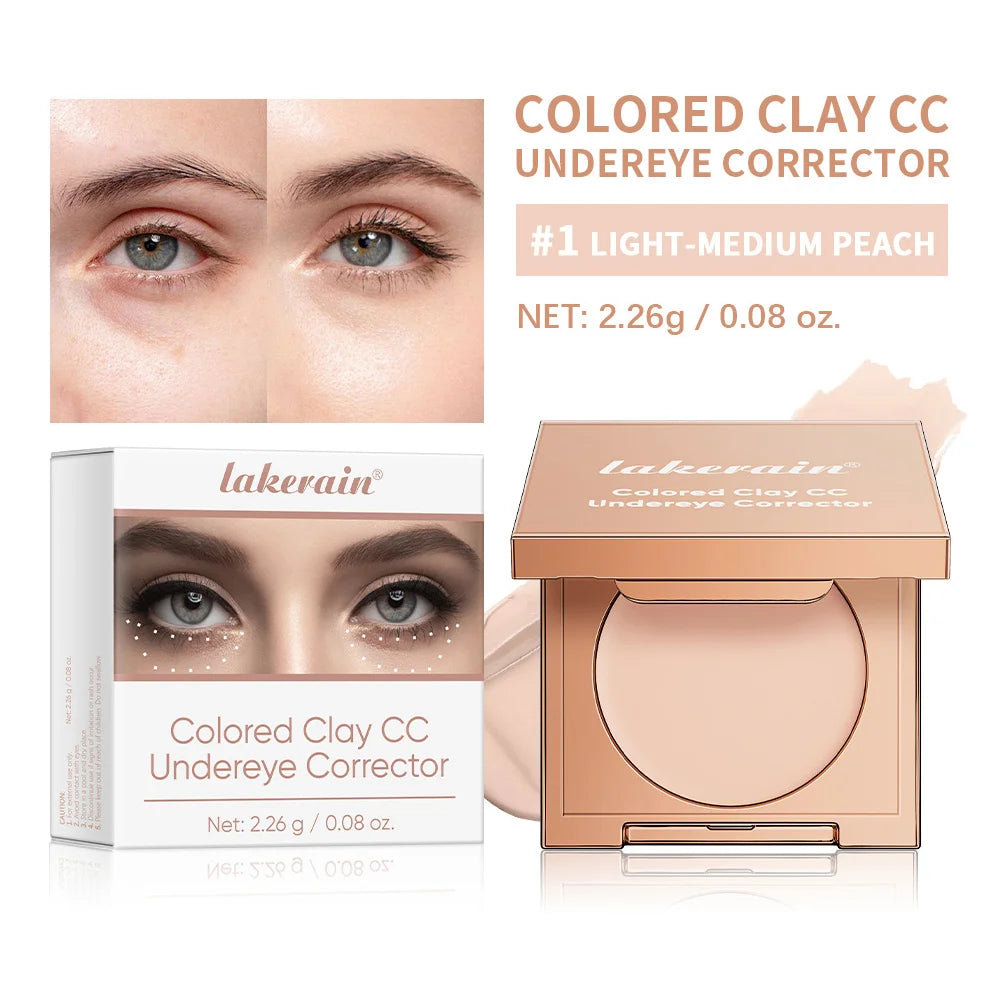 Under-eye Color-correcting Concealer Brightening Covering Dark Qme 1 Light Medium Peach 2.26g