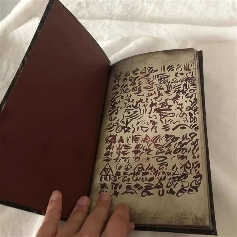 New Necronomicon Dark Magic Book Demon Dead Summon Book Altar Ceremony Prop Book Collection Living Room Desktop Decoration. Qme