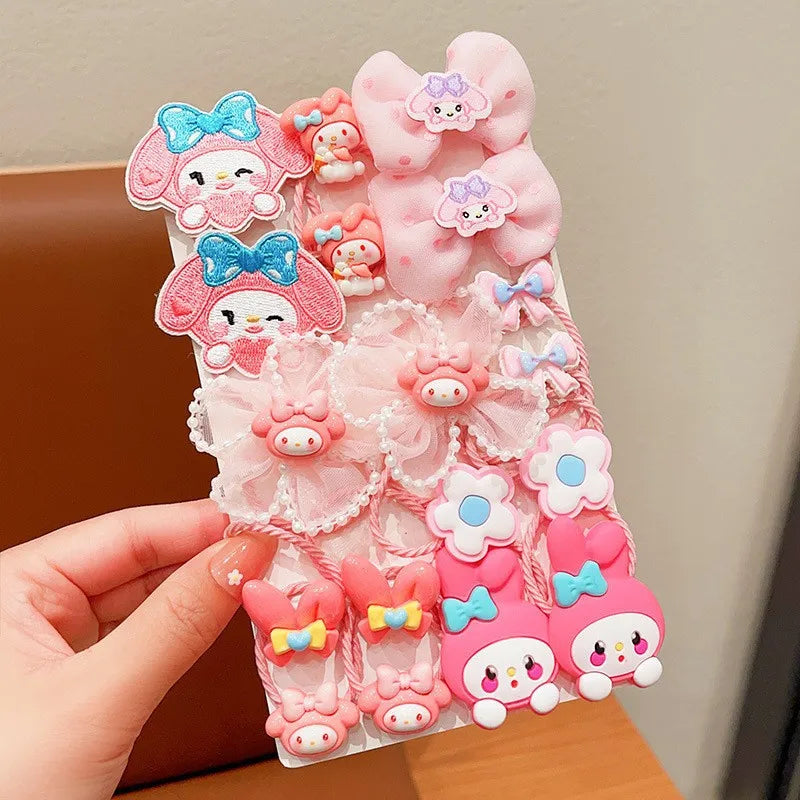 Hello Kitty Kuromi Hair Accessories Gentle Great Elasticity Rubber