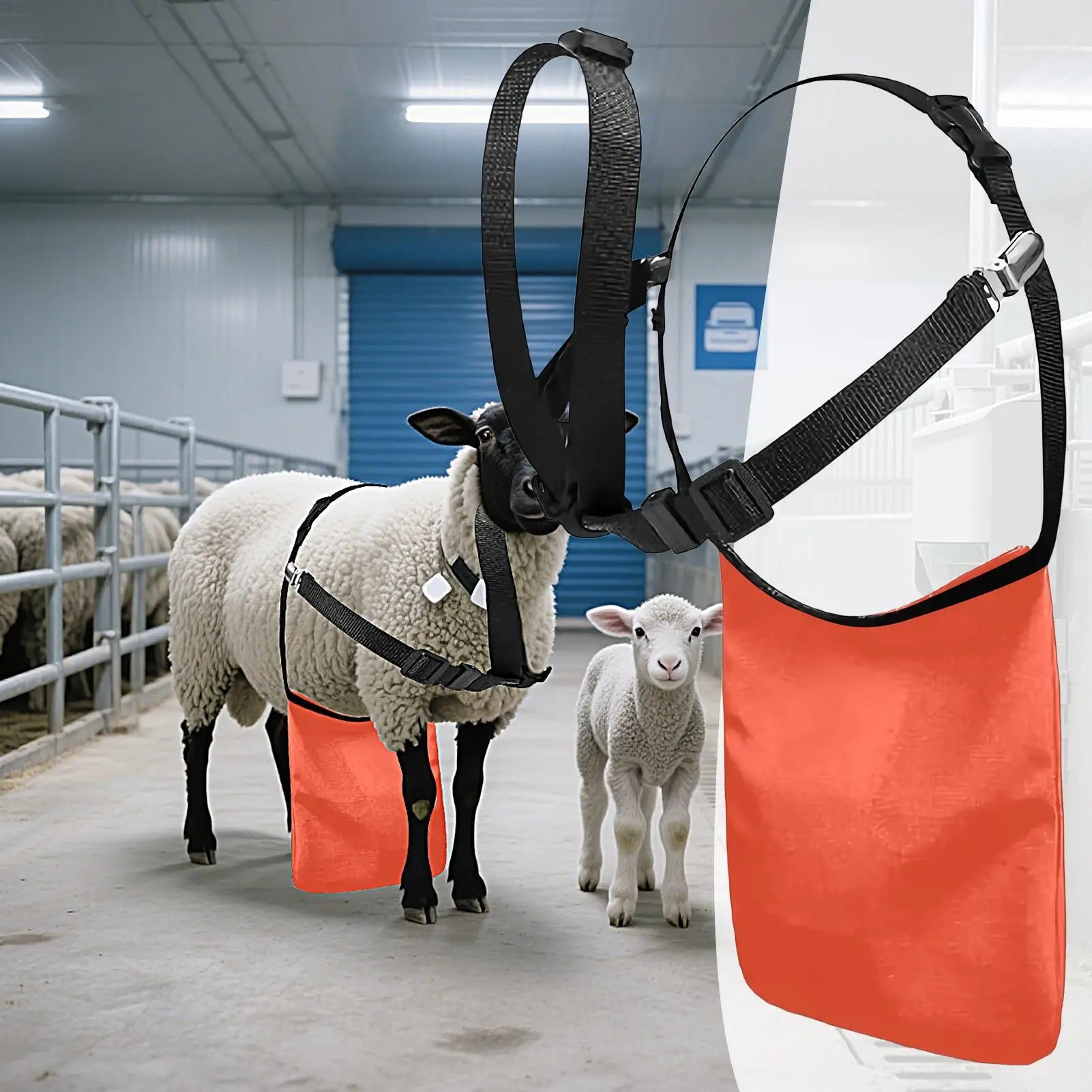 Goat Anti Mating Apron Livestock Protection Gear Farm Separation Tool Anti Mating Skirt Goats Health Supplies Clothing Bellyband Qme