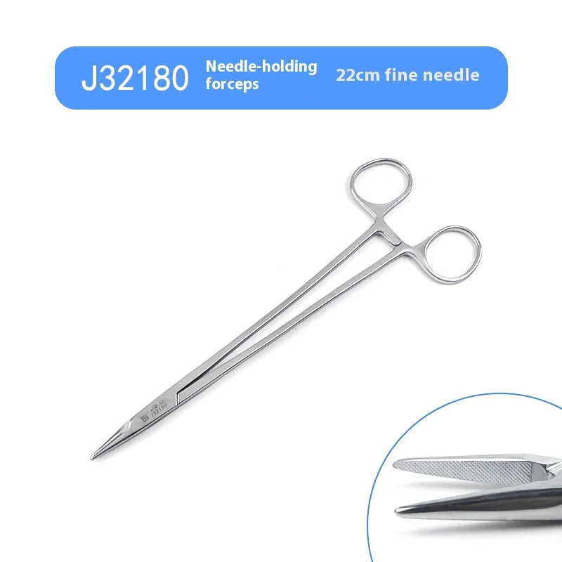 Needle Holder Medical Surgery Stainless Steel Forceps Thick Thin Qme i