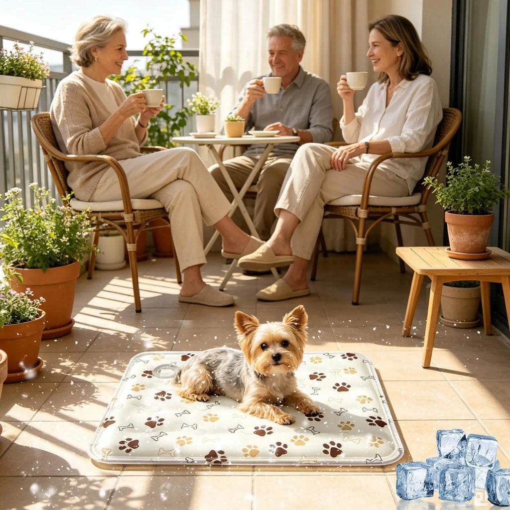 Pet Cooling Mat Hot Summer Moisture-Resistant Cushion Summer Self-cooling Pet Pad For Sleeping Resting Travel Shelter Backyard Qme
