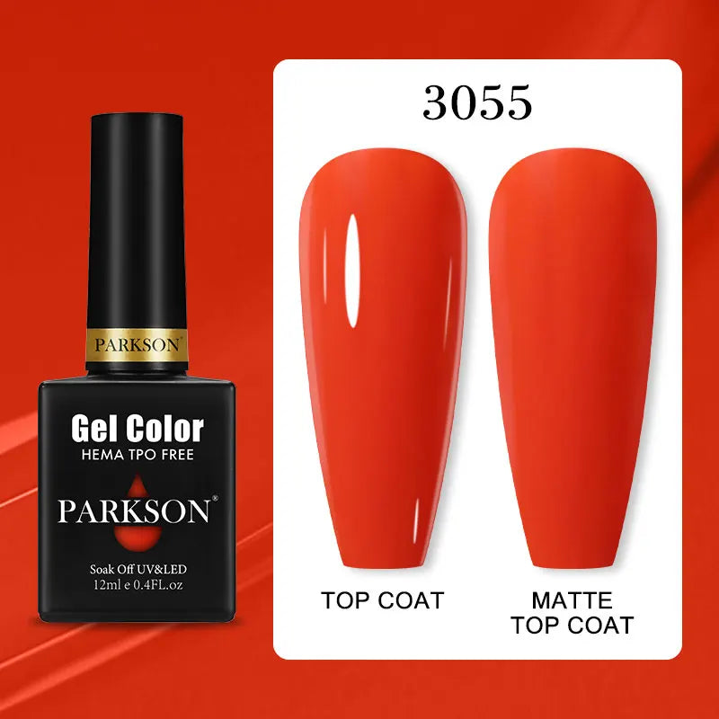 Parkson Colorful Nail Gel Polish Lacquer Soak Off UV LED Long Lasting