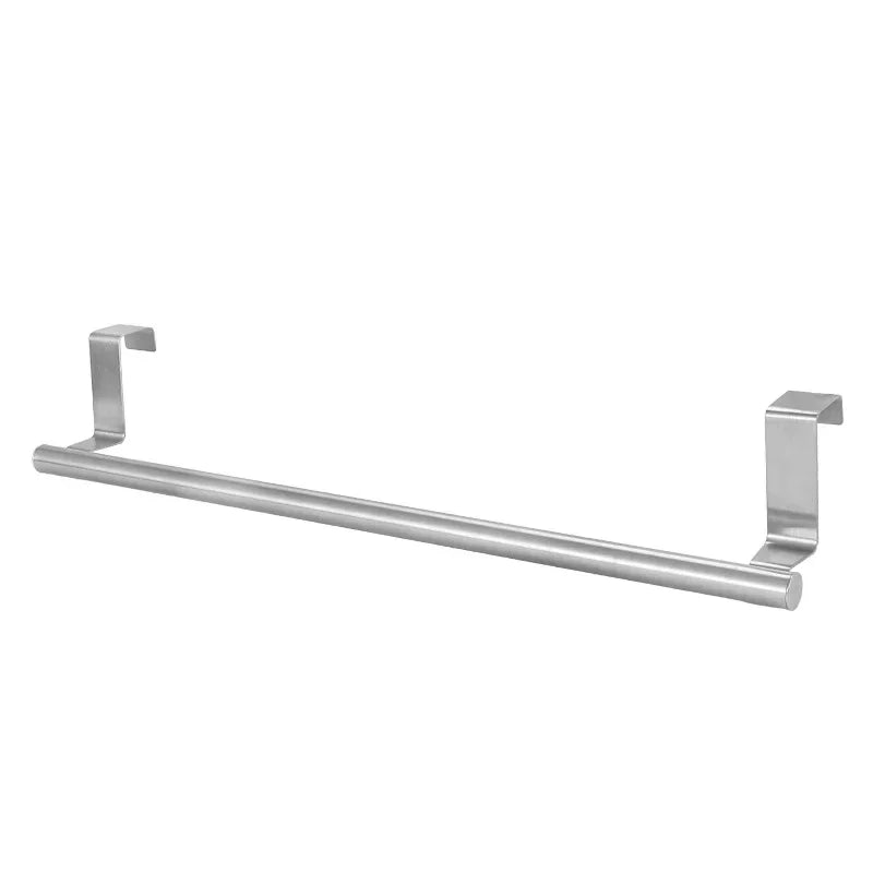 Stainless Steel Towel Rod,drillless Cabinet Door Rack Hanging Towels,Bathroom Accessories Door,Kitchen/bathroom Storage Qme 36CM-1PC
