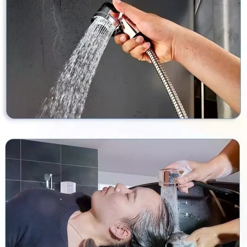 G1 2 Interface Shower Head Water Saving Shampoo Hair Salon Accessory Qme