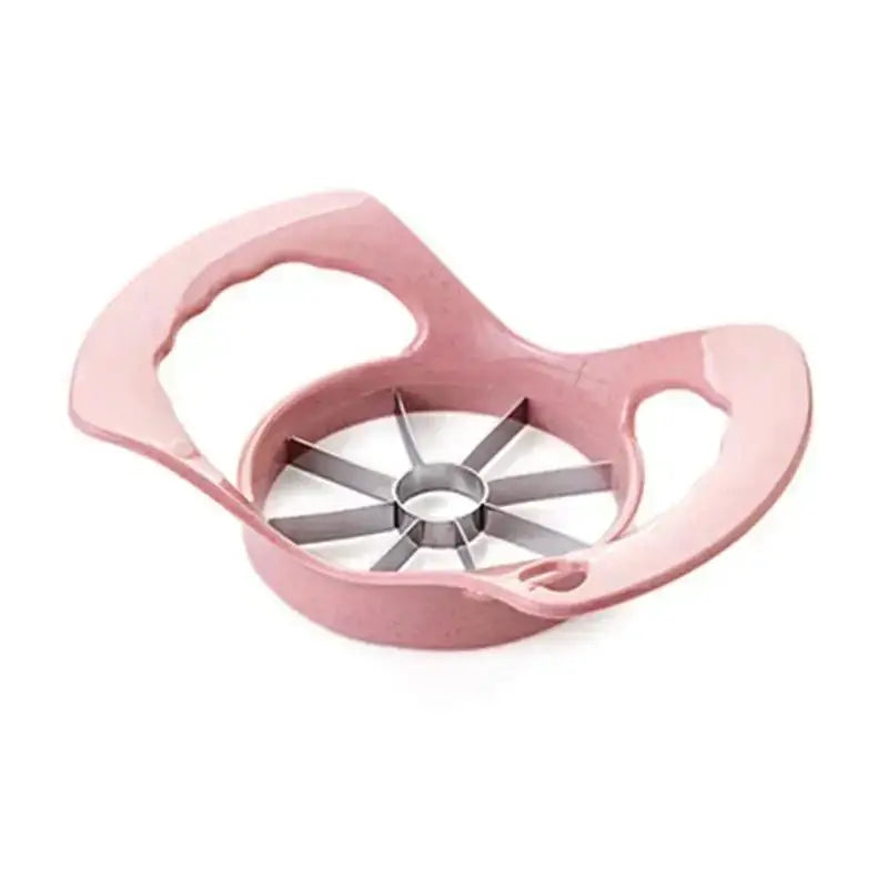 1Pcs Stainless Steel Solid Color Apple Corer Fruit Slicer Kitchen Divider Gadgets And Accessories Home Kitchen Convinience Tools Qme Pink