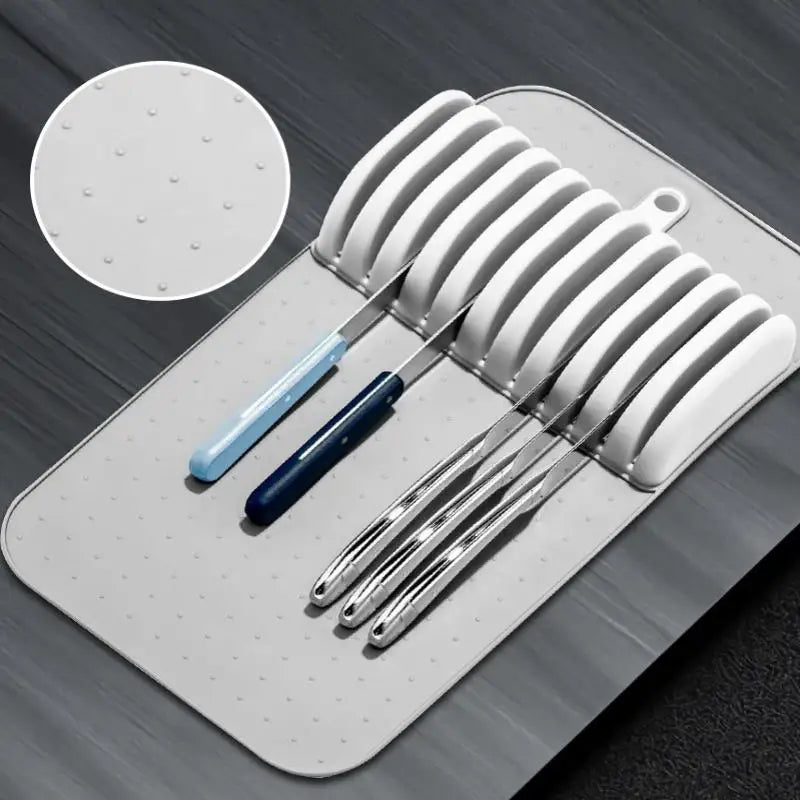 Home Tools Premium Knifes Holder Organization Soft-grip 5 11 Slots Qme