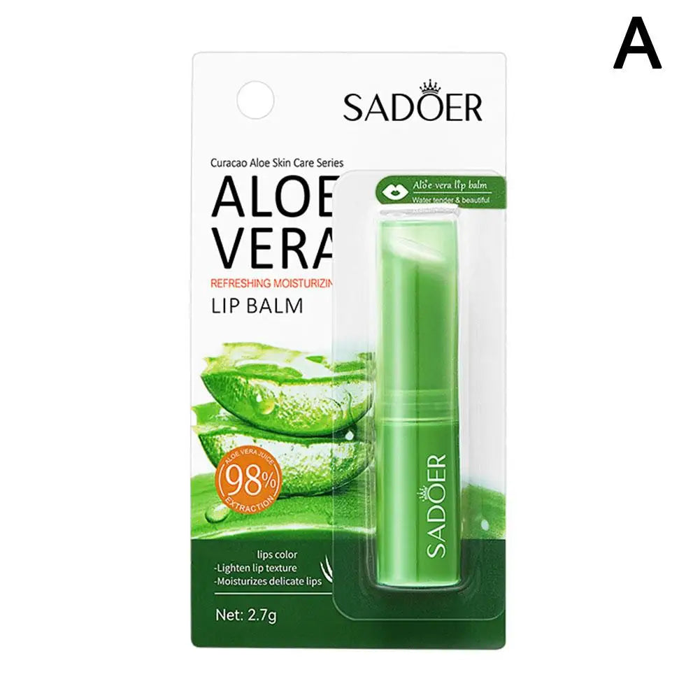 Vitamin C Aloe Coconut Lip Balm Moisturizing Anti Cracking Hydrating Repair Nourishing Lipstick Lips Skin Care Products Qme Green CN