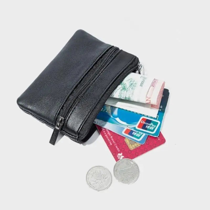 Women Men Coin Purse Small Bag Wallet Change Purses Zipper Money Bags Qme