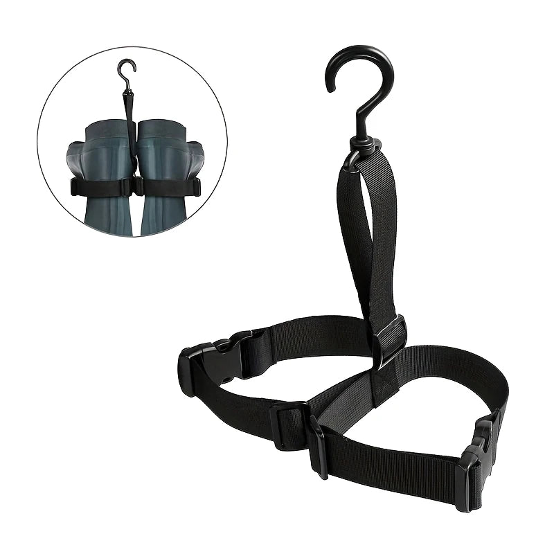 Fishing Waders Boots Lanyard Adjustable Drying Shoe Rack Water Qme