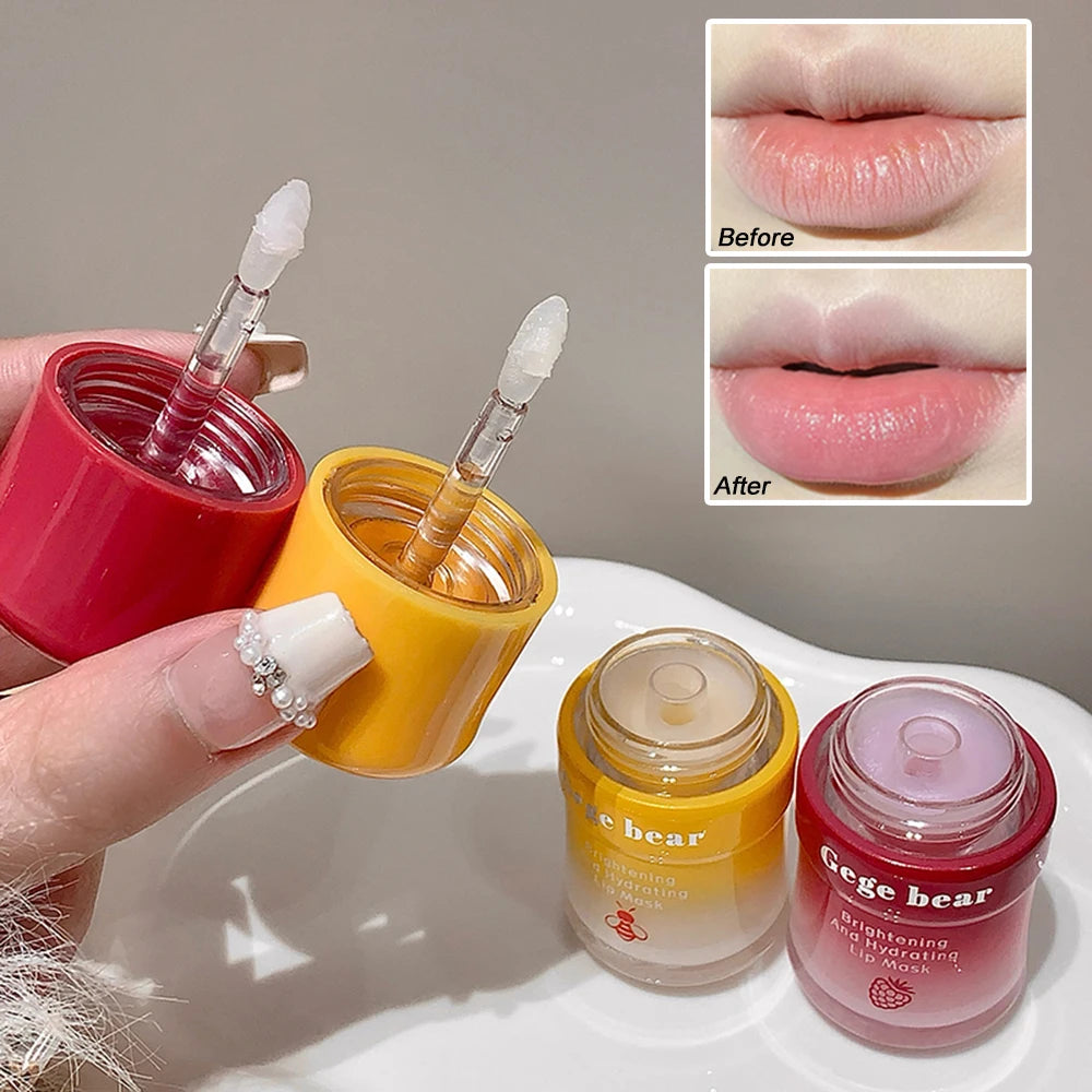 Gege Bear Lip Balm Moisturizing Fading Lines Prevent Chapped Lipstick Qme