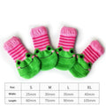 Cartoon Pet Cat Dog Floor Anti-slip Socks Prevent Scratching Dirt Qme A M