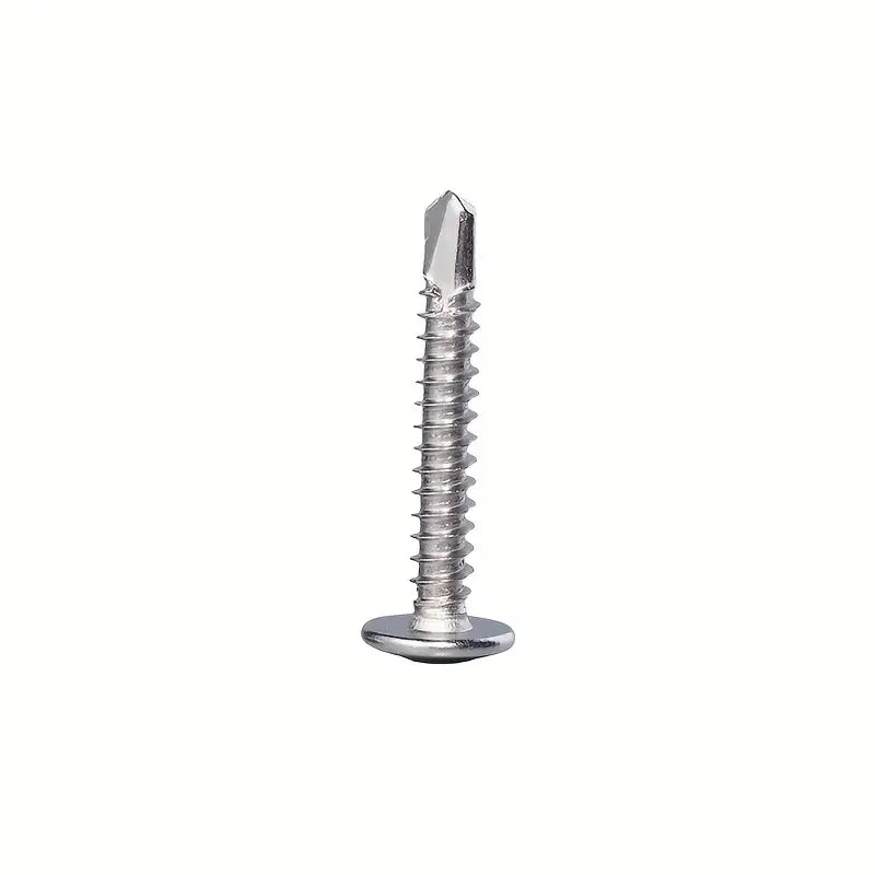 100pcs Round Head With Middle Self Tapping Screws Cross Plate Head Screws With Pad For Warsaw Drill Tail Dovetai Qme 25mm