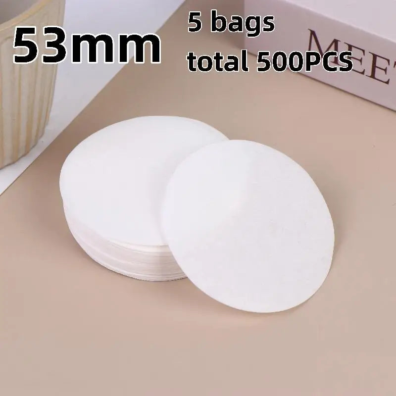100 Coffee Paper Filter Puck Screen Portafilter Breville Barista 51 Qme 53mm 500pcs