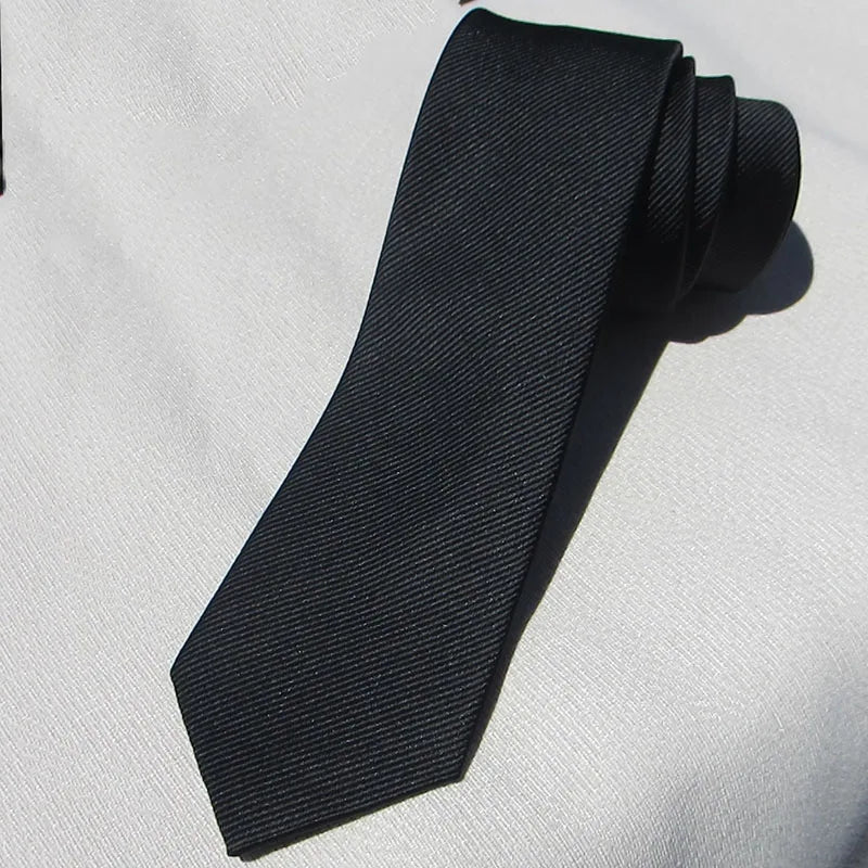 Business Black Men 100 Real Silk Tie Fashion Solid Suit Neckties Qme color3