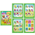 Children Magical Book with Pen Water Drawing Montessori Toys Reusable Coloring Book Magic Water Drawing Book Early Education Toy Qme Letters
