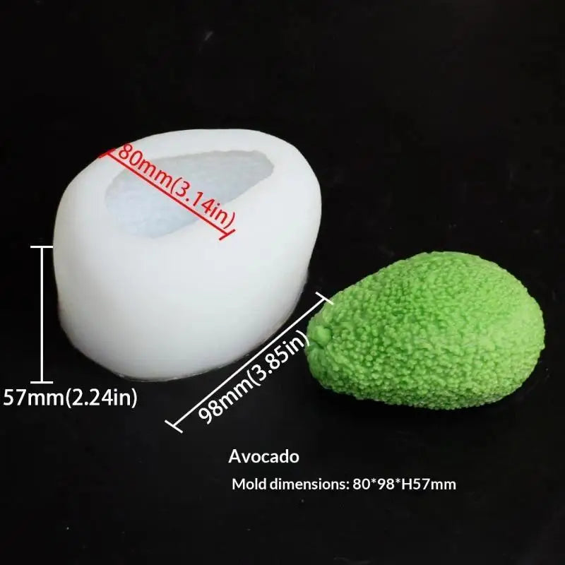 3D Fruit Shaped Silicone Molds With Food Grade Material And Easy Demold Perfect For Candle Making Soap Making Baking DIY Crafts Qme I