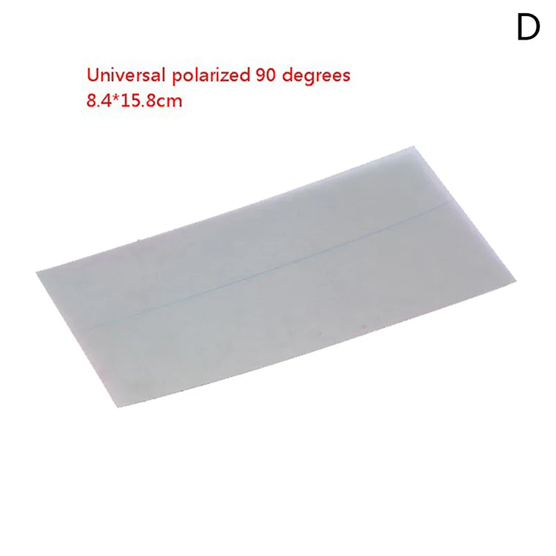 Various Sizes Polarizing Film Polarizer Watch Multimeter Calculator Qme D
