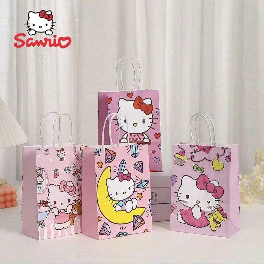 Sanrio Hello Kitty Bags Cute Cartoon Design Extra Large Capacity Qme